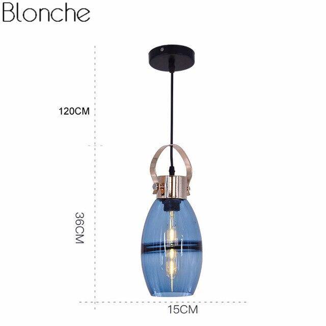 Lámpara de suspensión design Vidrio LED redondo estilo vintage