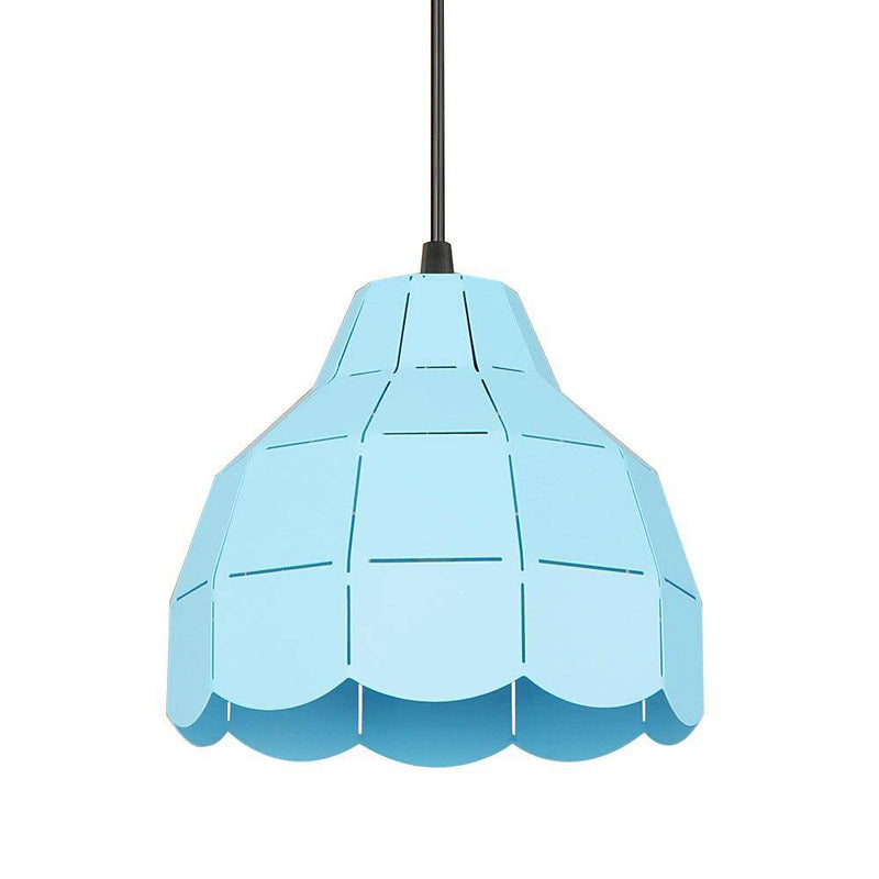 pendant light LED design with lampshade colored ceramic