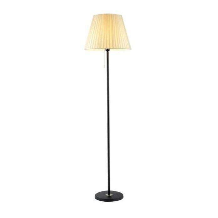 Lampadaire en métal LED avec abat-jour style rétro - vue 6 sur 5