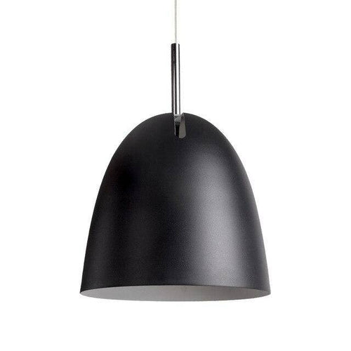 pendant light LED design with lampshade rounded metal Macaron style