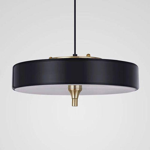 Suspension design LED avec abat-jour circulaire en métal style Juna - vue 7 sur 9