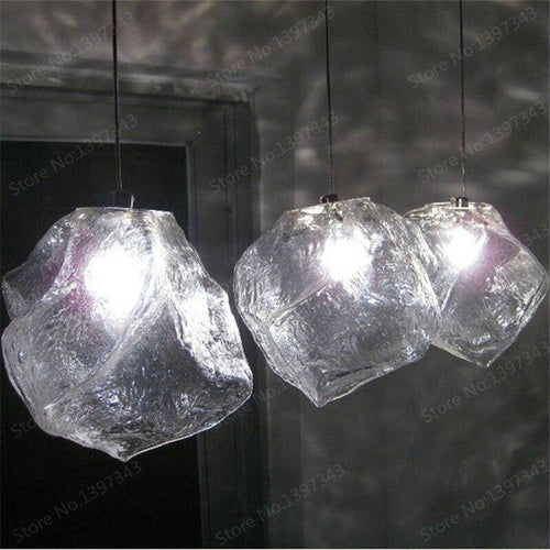 pendant light LED light stone design
