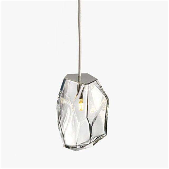Lámpara de suspensión design Cristal LED de colores de lujo