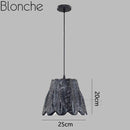 Suspension LED de formes en céramique coloré