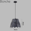 Suspension LED de formes en céramique coloré