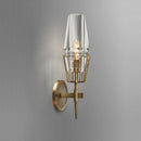 Applique murale design et moderne LED avec verre en forme triangulaire Sconce