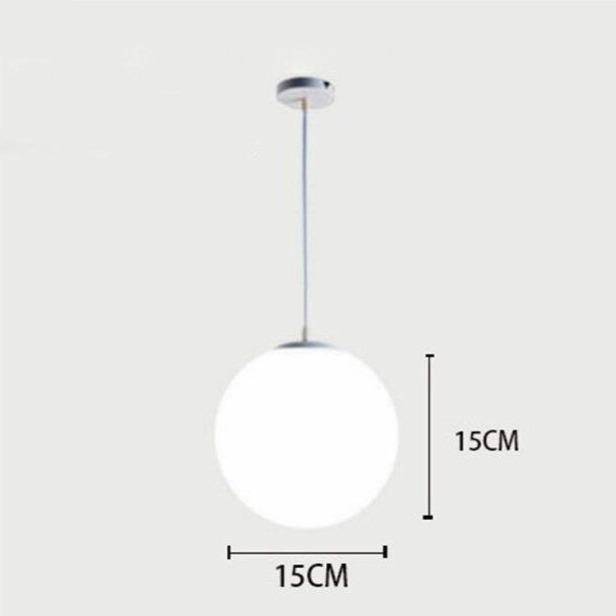 Lámpara de suspensión design cristal blanco LED Loft