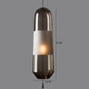 Suspension LED design formes en verre coloré Loft