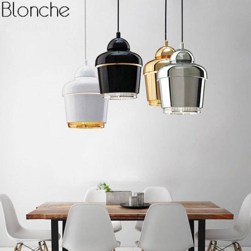 Suspension design à LED avec abat-jour métal industriel Loft