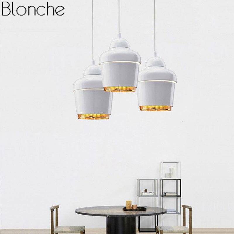 Suspension design à LED avec abat-jour métal industriel Loft - vue 3 sur 9