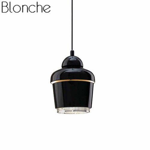 Suspension design à LED avec abat-jour métal industriel Loft - vue 5 sur 9