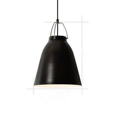 pendant light metal LED design with lampshade colored Loft