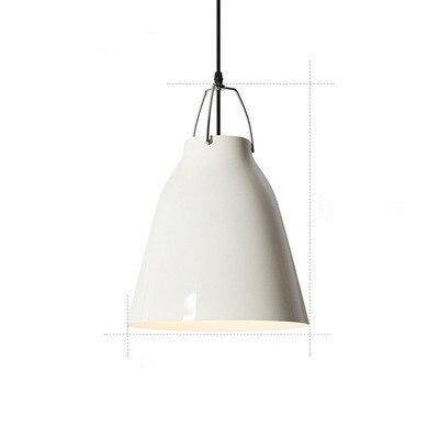 pendant light metal LED design with lampshade colored Loft
