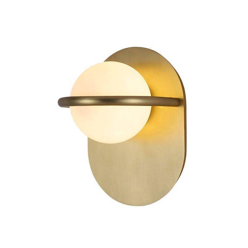 wall lamp LED design wall lamp with rounded aluminium base Luxury