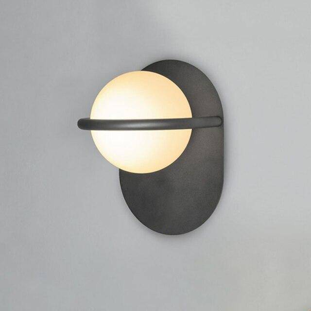 wall lamp LED design wall lamp with rounded aluminium base Luxury