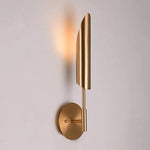 Applique murale design à LED tube Bronze