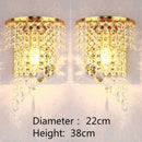 Applique murale LED en cristal Sconce