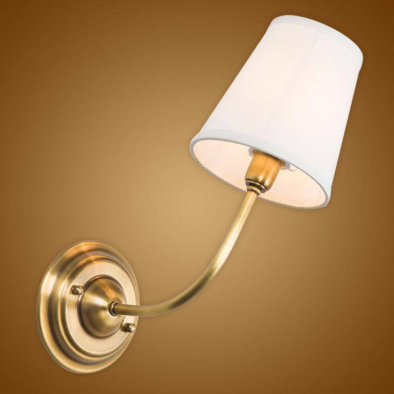 wall lamp gold wall mounted with Copper shades