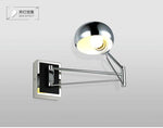 Applique murale LED chromé ajustable Sconce