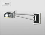 Applique murale LED chromé ajustable Sconce
