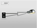 Applique murale LED chromé ajustable Sconce