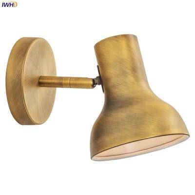 wall lamp LED wall lamp in gold plated metal, adjustable