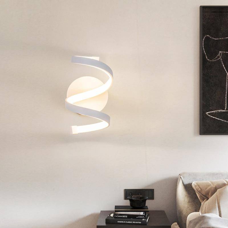 wall lamp LED spiral wall Beads