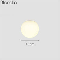 Applique murale LED boule en verre Loft