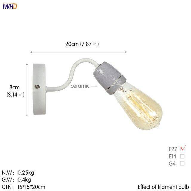 Applique murale moderne LED en métal coloré - vue 7 sur 11