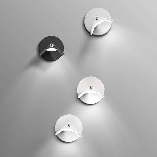 wall lamp LED design wall in metal with geometrical shapes