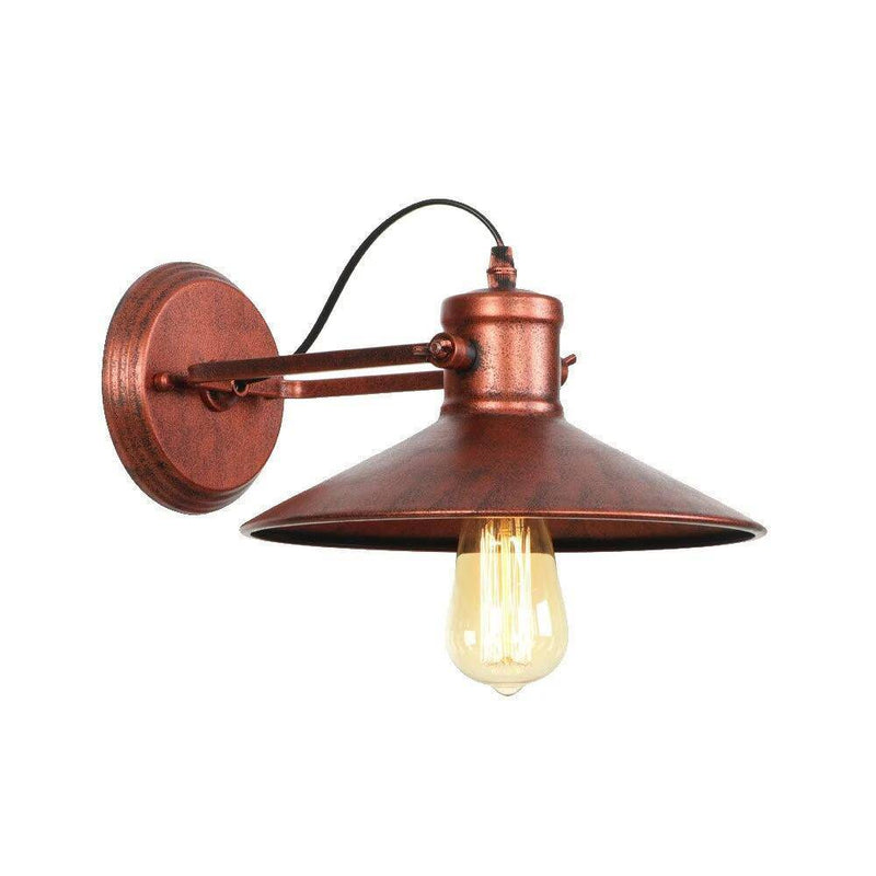 wall lamp retro metal LED wall light with glass bulb industrial style Edison
