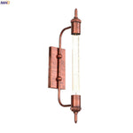 Applique murale antique à LED tube Rustic