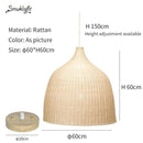 Suspension en bambou rotin de plusieurs formes Chinese
