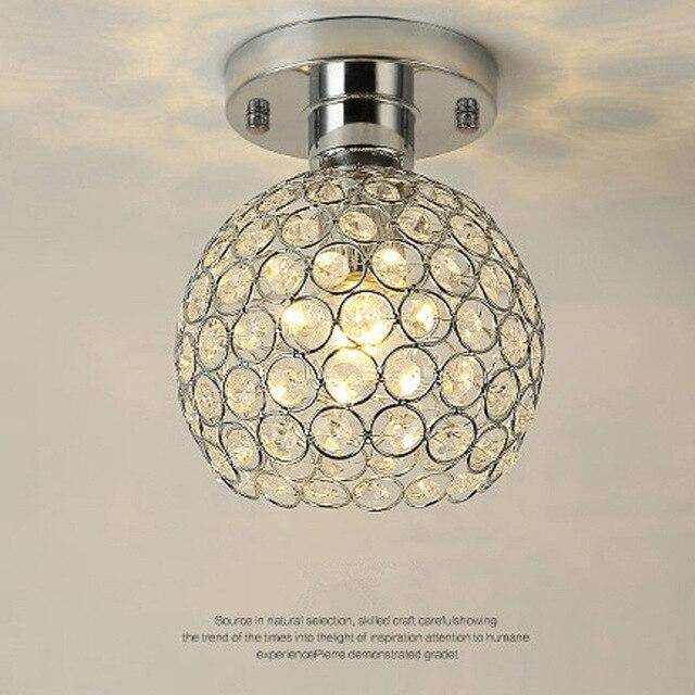 Decor crystal chrome ceiling lamp