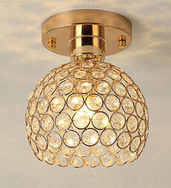Decor crystal chrome ceiling lamp