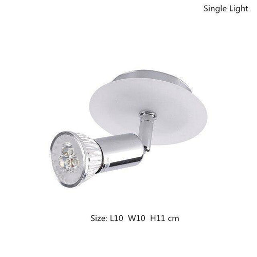 Plafonnier LED chromé à spots Home - vue 6 sur 8