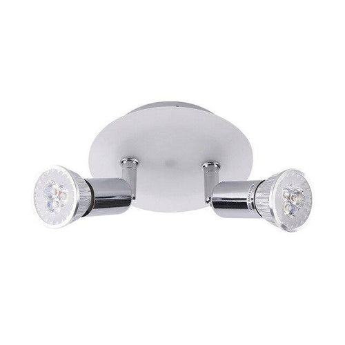 Plafonnier LED chromé à spots Home - vue 5 sur 8