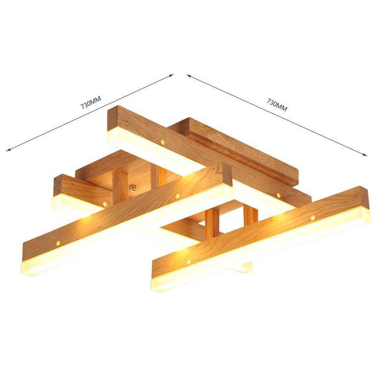 Lámpara de techo design LED en madera Light Loft