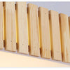 Plafonnier en bois à LED carré aux bords arrondis Simple