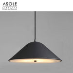 Suspension design conique de couleur moderne