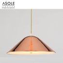Suspension design conique de couleur moderne