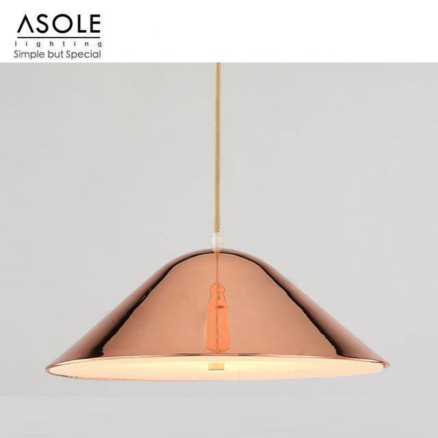 pendant light conical design in a modern color