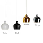 Suspension design à LED en métal coloré Decor