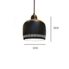 Suspension design à LED en métal coloré Decor
