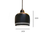 Suspension design à LED en métal coloré Decor
