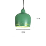 Suspension design à LED en métal coloré Decor