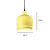 Suspension design à LED en métal coloré Decor