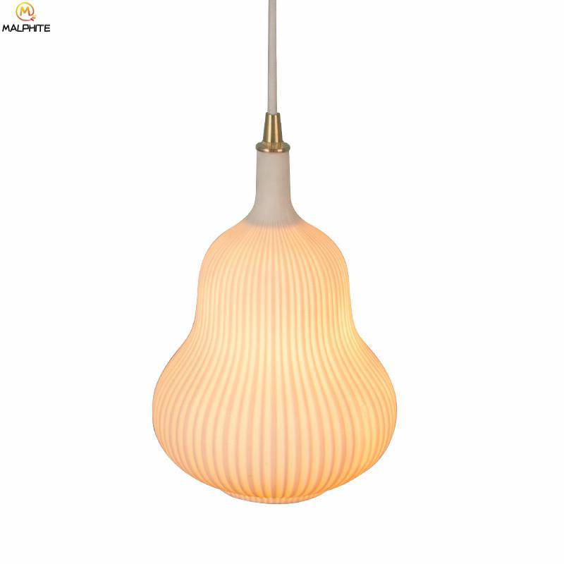 pendant light LED ceramic corrugated Kitchen