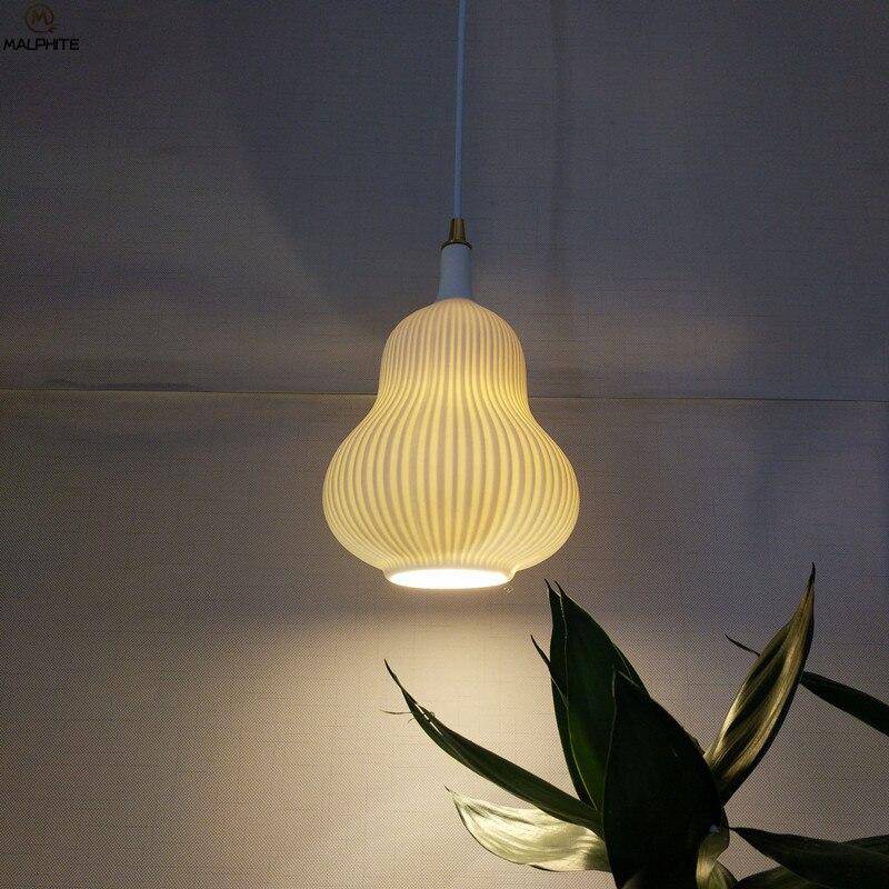 pendant light LED ceramic corrugated Kitchen