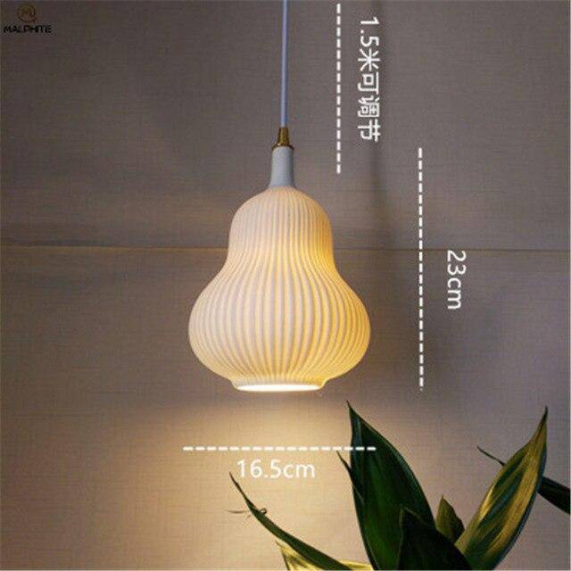 pendant light LED ceramic corrugated Kitchen